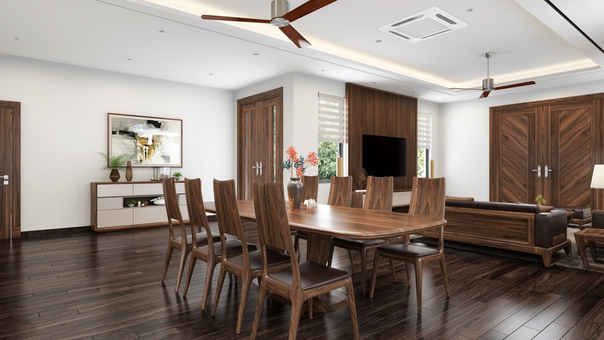 Ghế bàn ăn đẹp tiện nghi cho phòng bếp