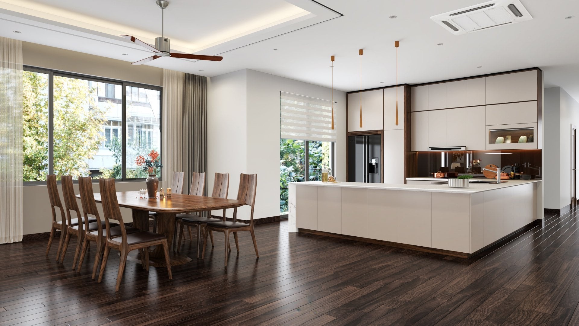 Giá tủ bếp nhựa acrylic hiện đại cho phòng bếp