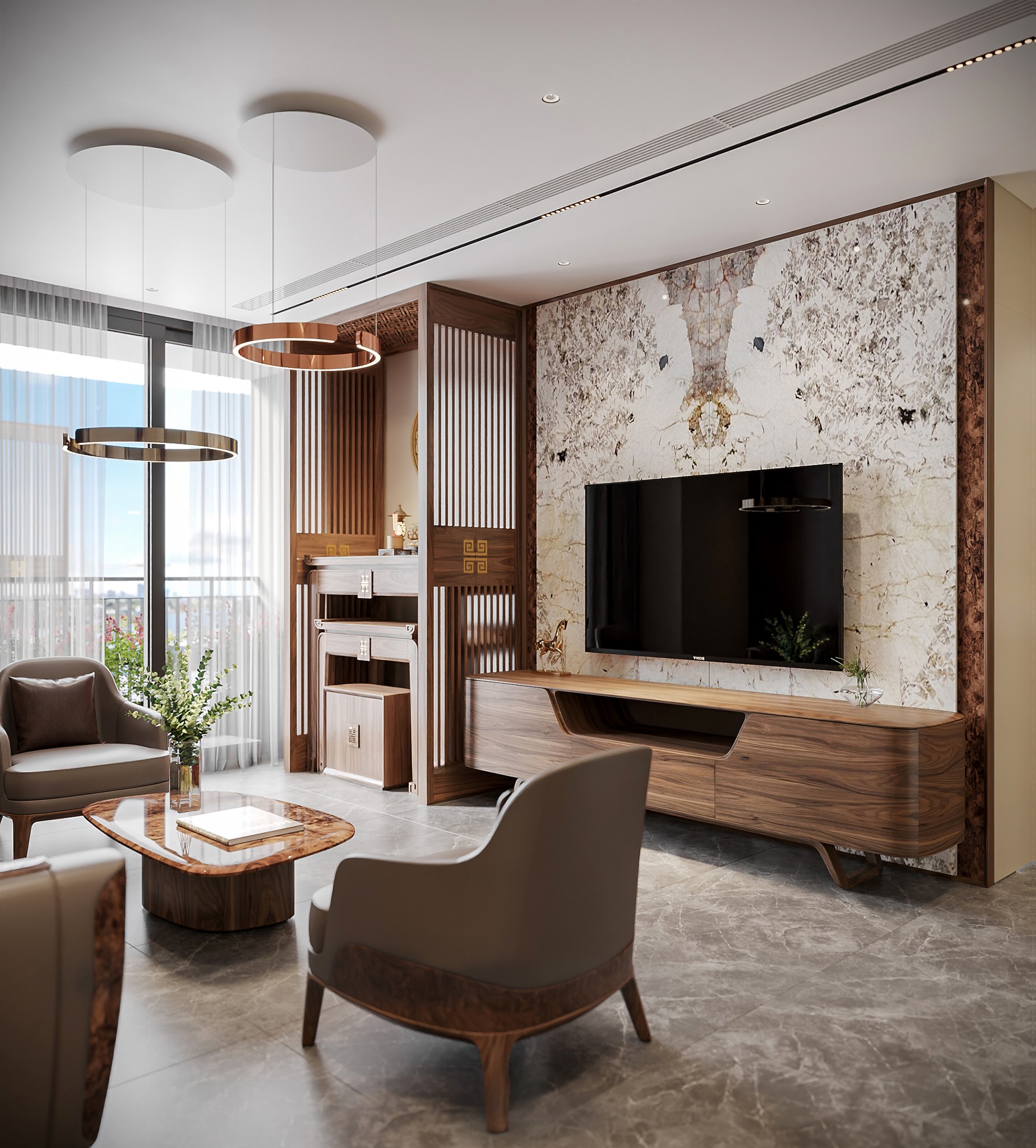 Kệ tivi hiện đại đẹp sang trọng cho phòng khách