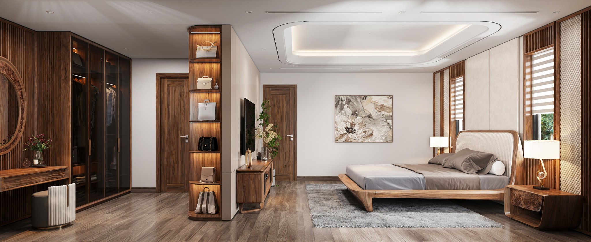 Mẫu nội thất phòng ngủ đẹp hiện đại