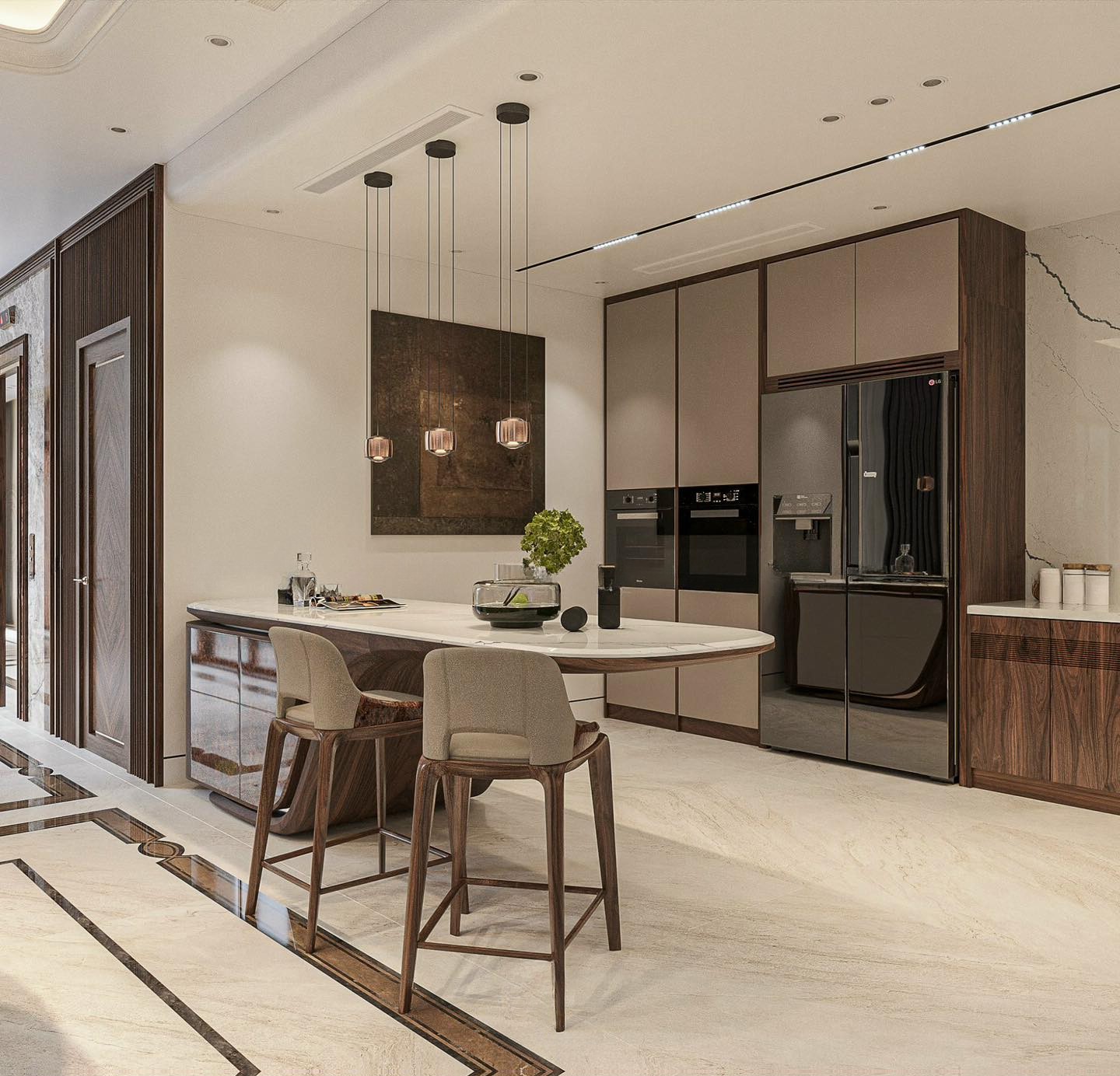Mẫu quầy bar đẹp hiện đại sang trọng