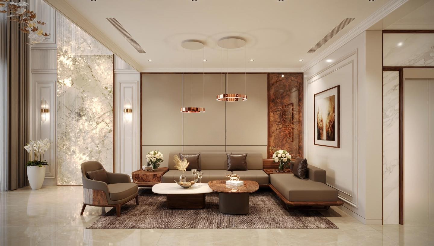 Mẫu sofa gỗ óc chó đẹp đẳng cấp cao cấp