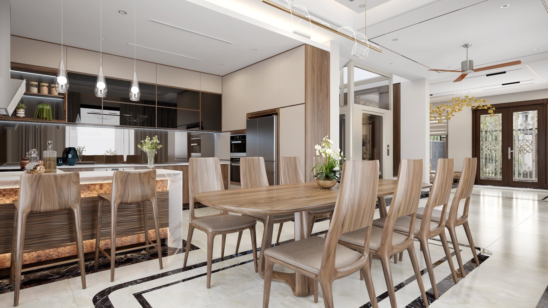 Thi công biệt thự đẹp sang trọng đúng thiết kế